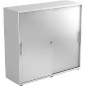 Hjh OFFICE PRO BETA 1753S - Hoogte van de map | 3 OH Schuifwandkast Rail handvat (kunststof) Wit/Zilver