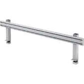 Hjh OFFICE PRO ORG 16 | Orga rail | Aluminium zilver - Zilver 160 cm