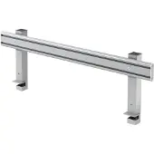 Hjh OFFICE PRO ORG 12 | Orga rail | Aluminium zilver - Zilver 120 cm