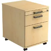Hjh OFFICE PRO SIGNA AC20 SG - Rolcontainer Esdoorn Hout met ophangsysteem Greeplijst kunststof