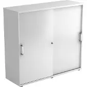Hjh OFFICE PRO BETA 1753S - Wit Hoogte van de map | 3 OH Schuifwandkast Chrome metaal handgreep