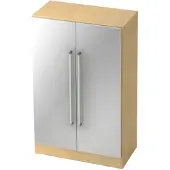 Hjh OFFICE PRO SIGNA G 7550 CE - Esdoorn/Zilver Hoogte van de map | 3 OH Kast Chrome metaal handgreep