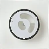 Vasco Ventilation Plafond wandventiel voor luchttoevoer Luxe vierkant 11VE30200