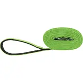 Trixie hondenriem sleeplijn singelband zwart 20mm x 15 mtr