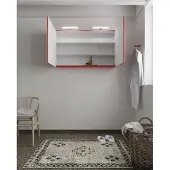 Mondiaz Cubb spiegelkast 120x70x16cm fire met 2 deuren