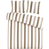 Papillon Dekbedovertrek Scott Beige Satijn-200 x 200 / 220 cm | 2-Persoons
