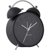 Karlsson Wekker Iconic Matt Black 16,5 x 11 cm