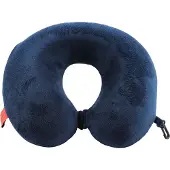 Cuddlebug nekkussen U vorm memoryfoam 30 cm donkerblauw