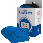 Care plus Microvezel Reishanddoek, Donkerblauw - 75 x 150 cm