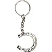 Horka Sleutelhanger Hoefijzer Zilver 3 Cm