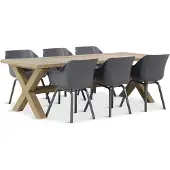 Hartman Sophie element/Oregon 240 cm dining tuinset 7-delig