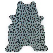 Childhome Kinderkleed luipaardprint 145x160 cm blauw