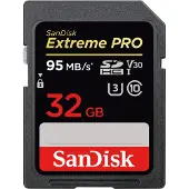 SanDisk SDHC Extreme Pro 32GB 95MB/S Class 10