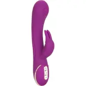 Calexotics - Silicone Thumping Rabbit - Vibrators Clitoral Paars