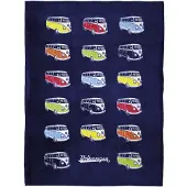 Vw-collect Nostalgic Art VW T1 Fleece Coloured Sambas