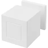 Formani Voordeurknop SQUARE JB200V Vast op rozet mat wit