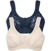 Bonprix Steun bh zonder beugels met gewatteerde schouderbandjes (set van 2) maat 90