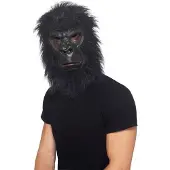 Smiffys Ruig zwart gorilla masker foam latex