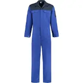 Bestex Overall 2 kleuren drukknoopsluiting 52 / Kobalt-Navy