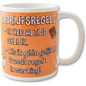 Paper Dreams Paperdreams - Funny Mug - Bedrijfsregels