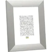 Deknudt Frames brede zilverkleurige fotolijst in aluminum