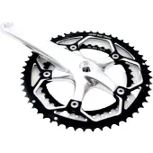 HZB crankstel Race 8 9v 53 39 alu zilver