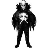 Widmann Scary skeleton kinderkostuum voor carnaval