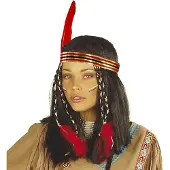 Widmann Carnavalsartikelen: Pruik, Indiaanse Cheyenne