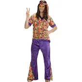 Widmann Partykleding: Hippie man carnavalspak