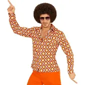 Generik Retro groovy seventies kostuum voor mannen