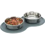 Trixie Voerbakplacemat, donkergrijs 45x 25cm Hond