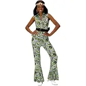 E-Carnavalskleding.nl Jaren 70 jumpsuit groovy waves
