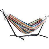 VIVERE Combo Sunbrella hangmat met standaard (Kleur: groen/blauw/...)