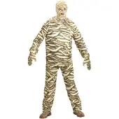 Finidi Eng mummy kostuum voor een Halloween party