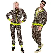 Finidi Luipaard trainingspak neon