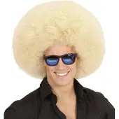 Finidi Pruik afro extra groot blond