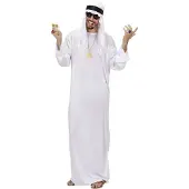 E-Carnavalskleding.nl Carnavalspakken: Sjeik kostuum Omar als oosterse feestkleding
