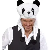 Widmann Carnavalsaccessoires: Mooie warme pandamuts