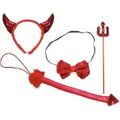 Finidi Accessoires voor Halloween duivelset