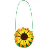 Finidi Schattig zonnebloem tasjes voor carnaval