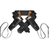 Widmann Cowboyholster dubbel met riem kleur zwart