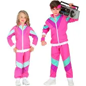 Finidi Trainingspak jaren 80 roze kinderen