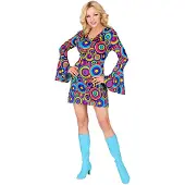 Finidi Mooie hippie jurk Daisy 70-jaren
