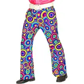 Widmann Leuke hippie broek jaren 70 met kringen