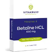 Vitakruid Betaïne HCL Testkit 10 tabletten