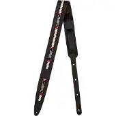 Fender PARAMOUNT ACOUSTIC LEATHER STRAP BLACK