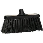Vikan Hygiene 2915-9 bezem 30cm, zwart, harde vezels, 330mm