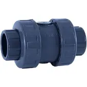 Cepex 09019 Pvc-u Ø110 Dn80 Check Valves Spring Series Epdm O-rings Solvent Socket Grijs