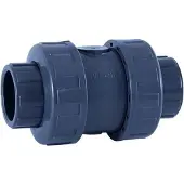Cepex 22080 Pvc-u Ø32 Check Valves Ball Series Epdm O-rings Solvent Socket Zilver