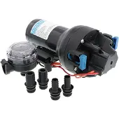 Jabsco Par-max Heavy Duty 5 Gpm Pump 12v Zwart 60 Psi